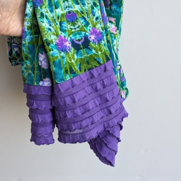 Cynthia Rowley Floral Watercolor Maxi Dress - Picture 5 of 6